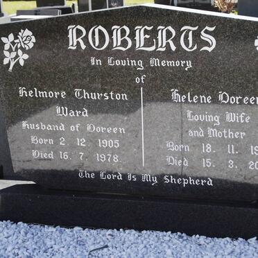 ROBERTS Helmore Thurston Ward 1905-1978 &amp; Helene Doreen 1911-2002