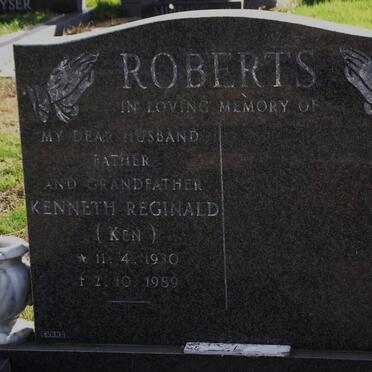 ROBERTS Kenneth Reginald 1930-1989