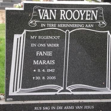 ROOYEN Fanie Marais, van 1942-2005