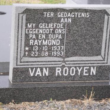ROOYEN Raymond Henry, van 1937-1993