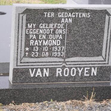 ROOYEN Raymond Henry, van 1937-1993