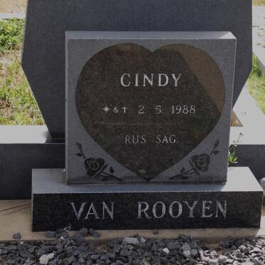 ROOYEN Cindy, van -1988