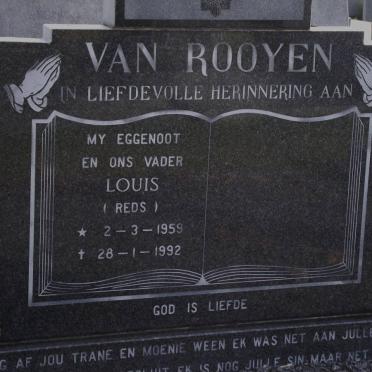 ROOYEN Louis, van 1959-1992