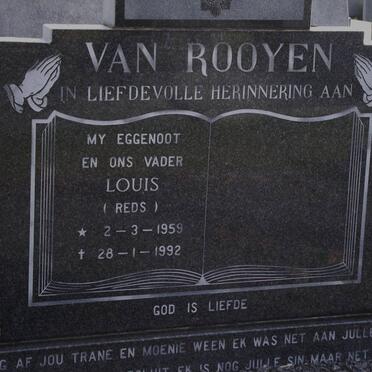 ROOYEN Louis, van 1959-1992