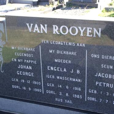 ROOYEN, van :: WASSERMAN