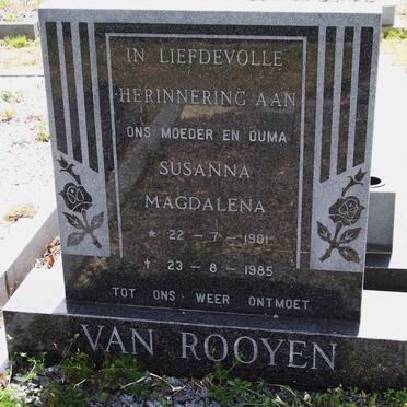 ROOYEN Susanna Magdalena, van 1901-1985