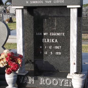 ROOYEN Elrika, van 1967-1991