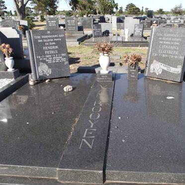 ROOYEN Hendrik Petrus, van 1924-1997 &amp; Catharina Elizabeth 1928-1981