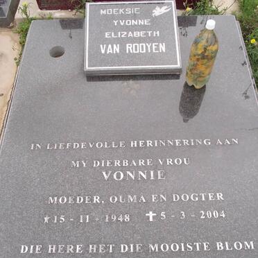 ROOYEN Yvonne Elizabeth, van 1948-2004