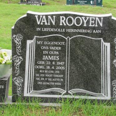 ROOYEN James George, van 1947-2005