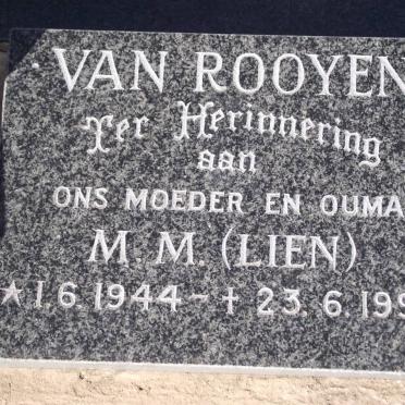 ROOYEN Martha Magdalena, van 1944-1998