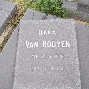 ROOYEN Dinka, van 1906-1981
