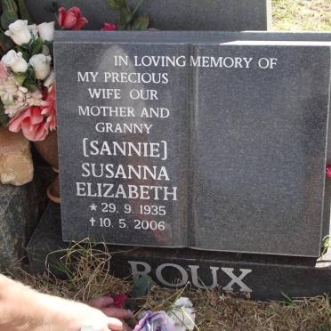 ROUX Susanna Elizabeth 1935-2006