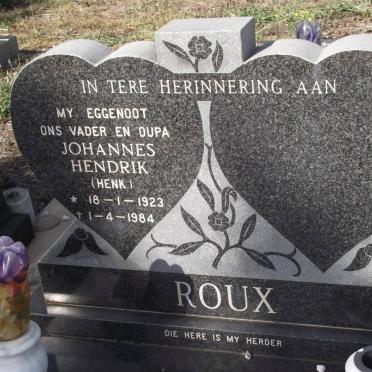 ROUX Johannes Hendrik 1923-1984
