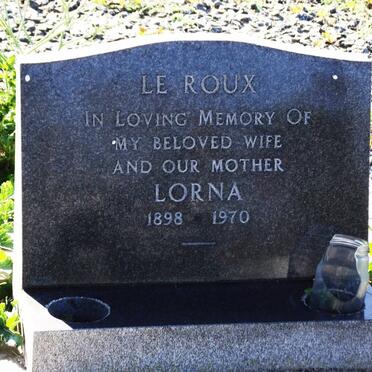 ROUX Lorna, le 1898-1970