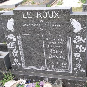 ROUX John Daniel, le 1927-1989