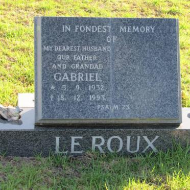 ROUX Gabriel, le 1932-1993