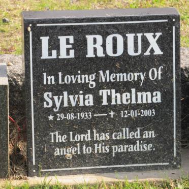 ROUX Sylvia Thelma, le 1933-2003