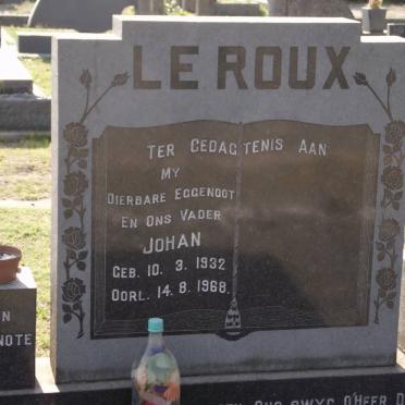 ROUX Johan, le 1932-1968