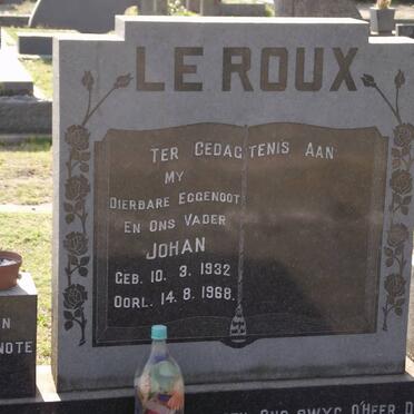 ROUX Johan, le 1932-1968