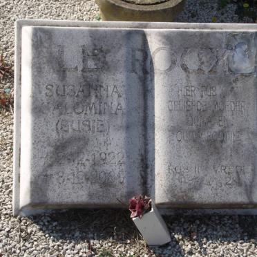 ROUX Susanna Salomina, le 1922-2000