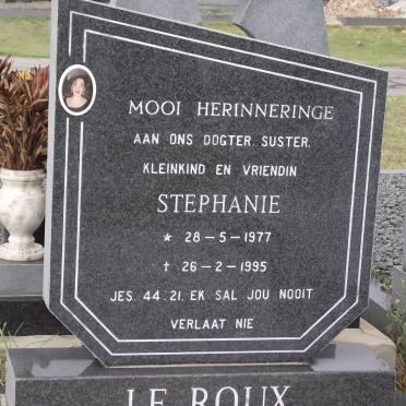 ROUX Stephanie, le 1977-1995