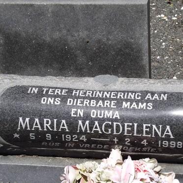 ROELOFSE Maria Magdelena 1924-1998