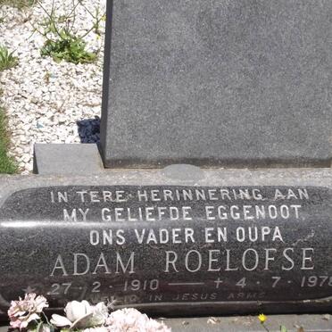 ROELOFSE Adam 1910-1978