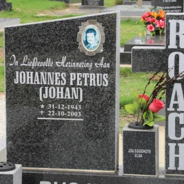 ROACH Johannes Petrus 1943-2003