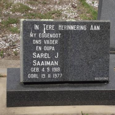 SAAIMAN Sarel J. 1918-1977