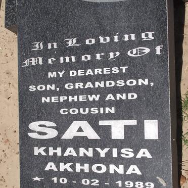 SATI Khanyisa Akhona 1989-2012