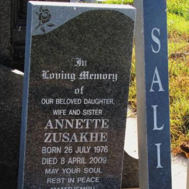 SALI Annette Zusakhe 1976-2009