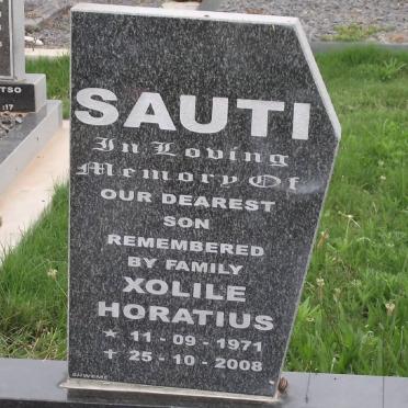 SAUTI Xolile Horatius 1971-2008