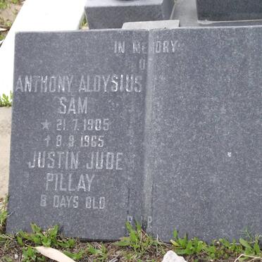 SAM Anthony Aloysius 1905-1965 :: PILLAY Justin Jude