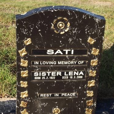 SATI Sister Lena 1922-2009