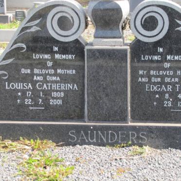 SAUNDERS Louisa Catherina 1909-2001 &amp; Edgar Trollip 1909-1968