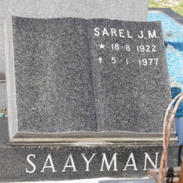 SAAYMAN Sarel J.M. 1922-1977