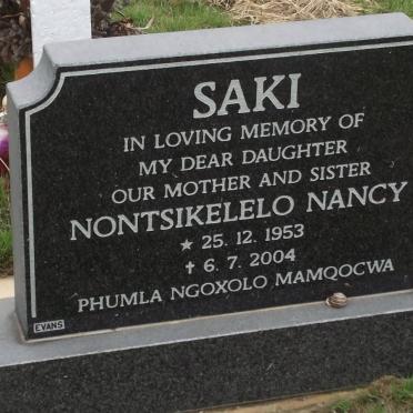 SAKI Nontsikelelo Nancy 1953-2004