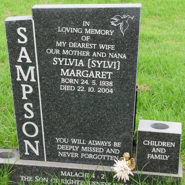 SAMPSON Sylvia Margaret 1938-2004