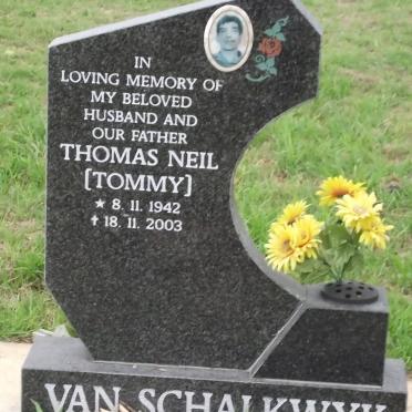 SCHALKWYK Thomas Neil, van 1942-2003