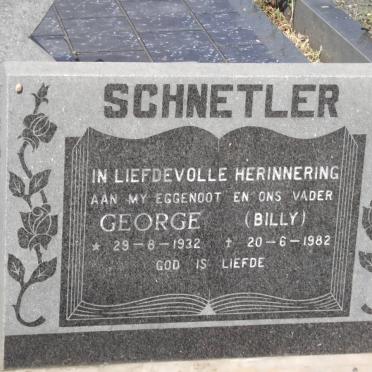 SCHNETLER George 1932-1982