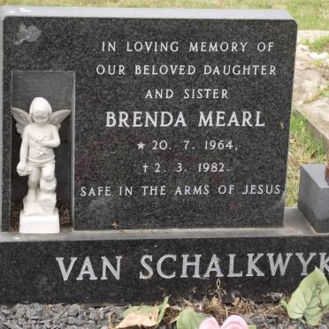 SCHALKWYK Brenda Mearl, van 1964-1982