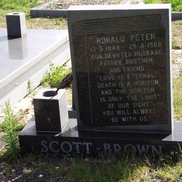 SCOTT-BROWN Ronald Peter 1948-1988