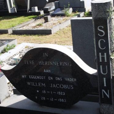 SCHUIN Willem Jacobus 1923-1983