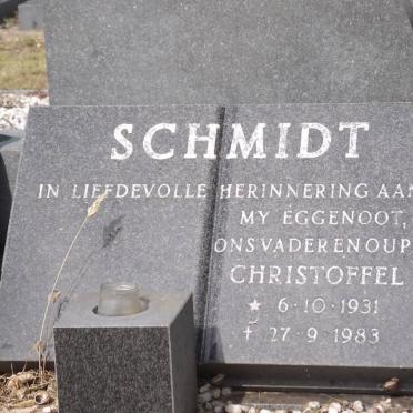 SCHMIDT Christoffel 1931-1983