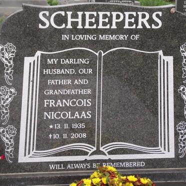 SCHEEPERS Francois Nicolaas 1935-2008