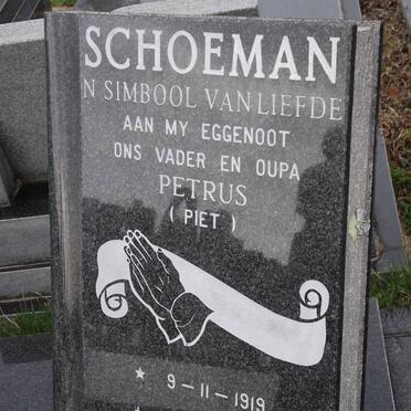 SCHOEMAN Petrus 1919-1994
