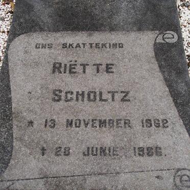 SCHOLTZ Riette 1962-1986