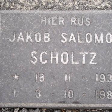 SCHOLTZ Jakob Salomon 1934-1980