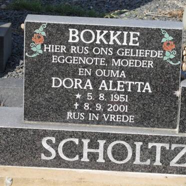 SCHOLTZ Dora Aletta 1951-2001